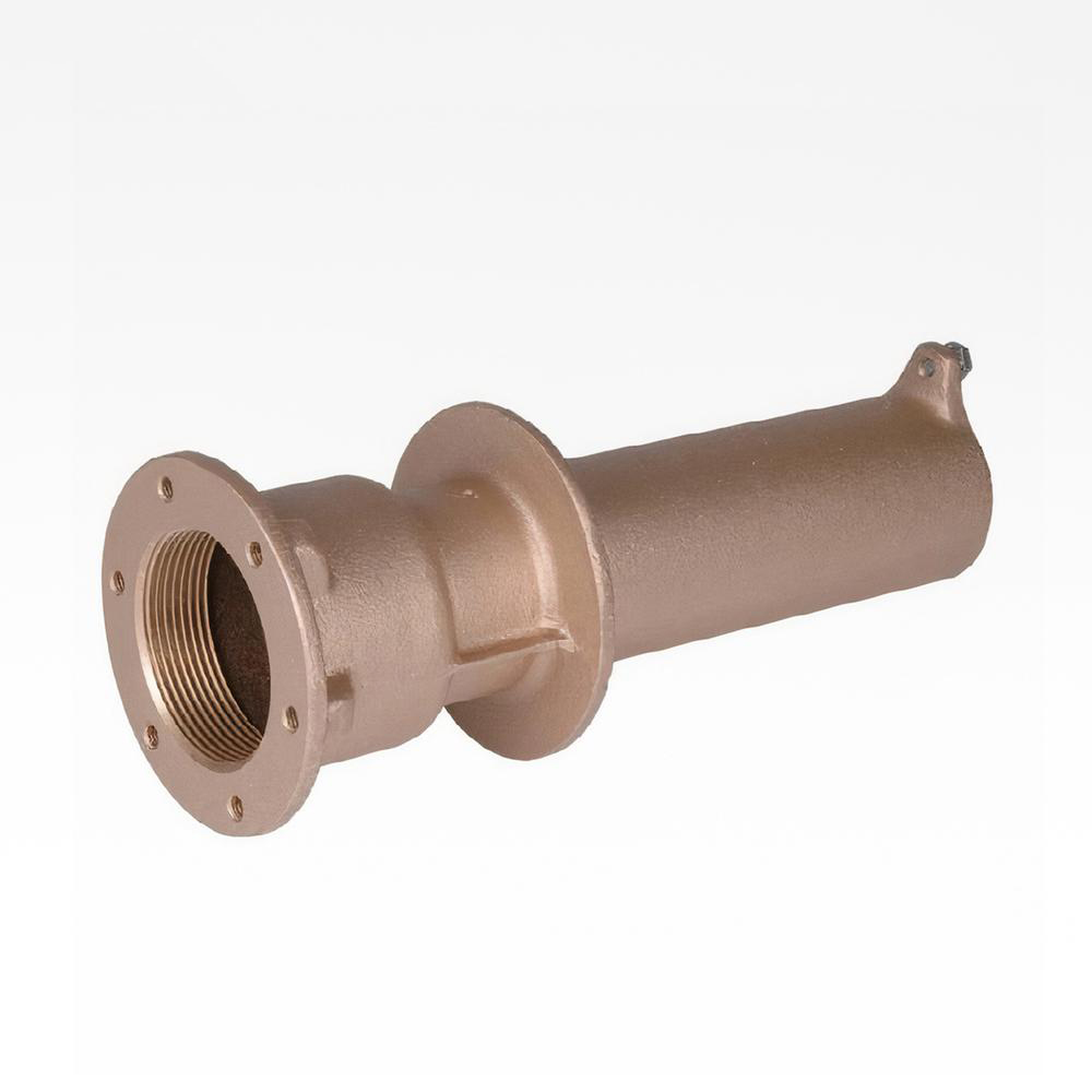 Væg gennemføring 2 ” x 1 1/2″   240 mm  Bronze/  Saltvand - Billede 2