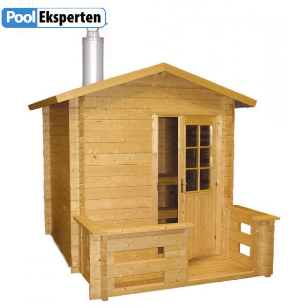 Sauna Kuikka m/Senator T9-ovn, 2×2+0,9mtr - Billede 2