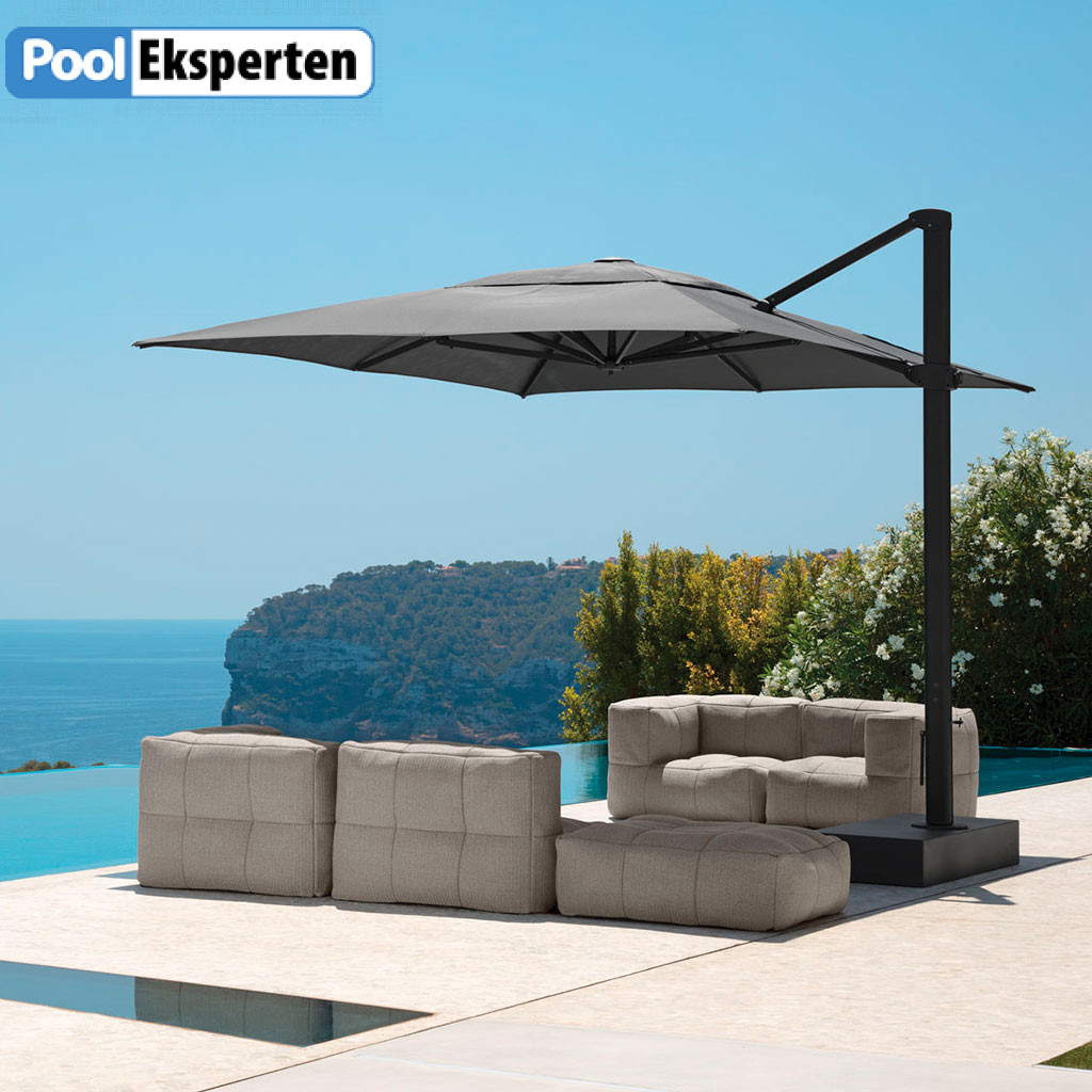 Athena parasol – Graphite/Grey - Billede 2